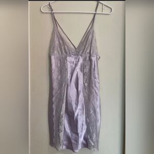 NWT Apt 9 Purple Lace Slip Dress